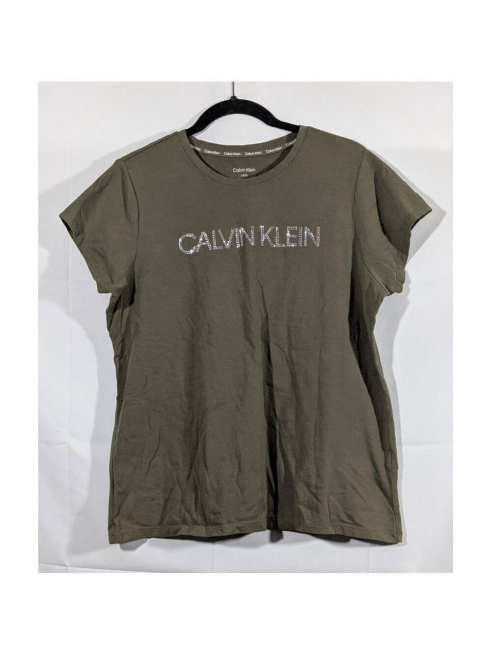Calvin Klein Olive T-Shirt Large - Picture 1 of 3